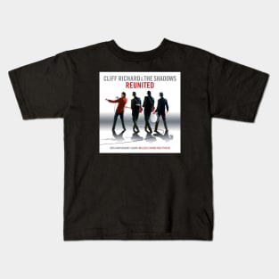 Cliff Richard and The Shadows Reunited 50Th Anniversary Album Cover Kids T-Shirt